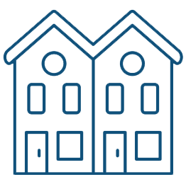 Atlantic Beach house illustration