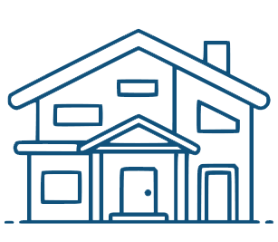 Massapequa house illustration